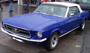 Ford Mustang 1967 blue vl